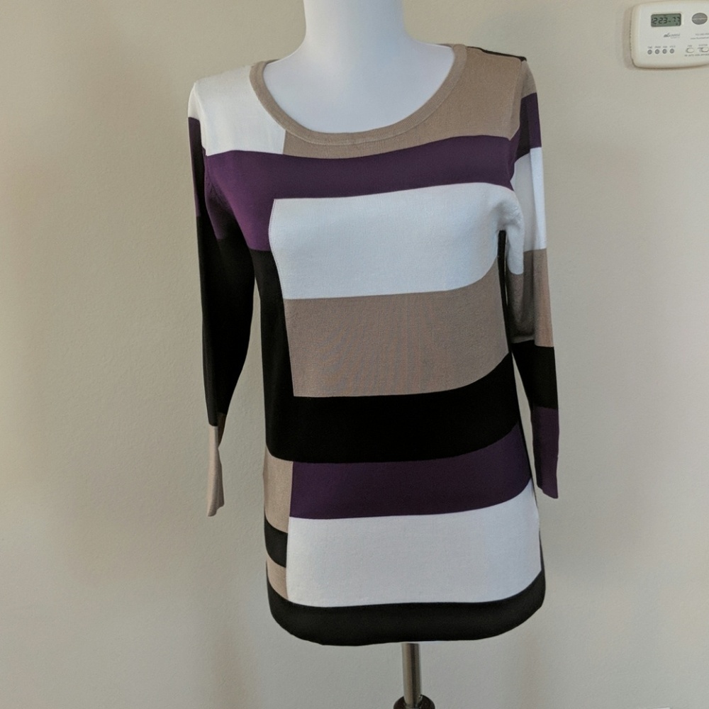 Womens multi colored sweater